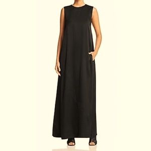 DKNY maxi shift dress with slide slits